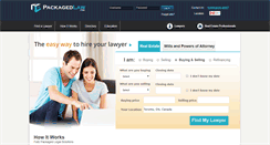 Desktop Screenshot of packagedlaw.com